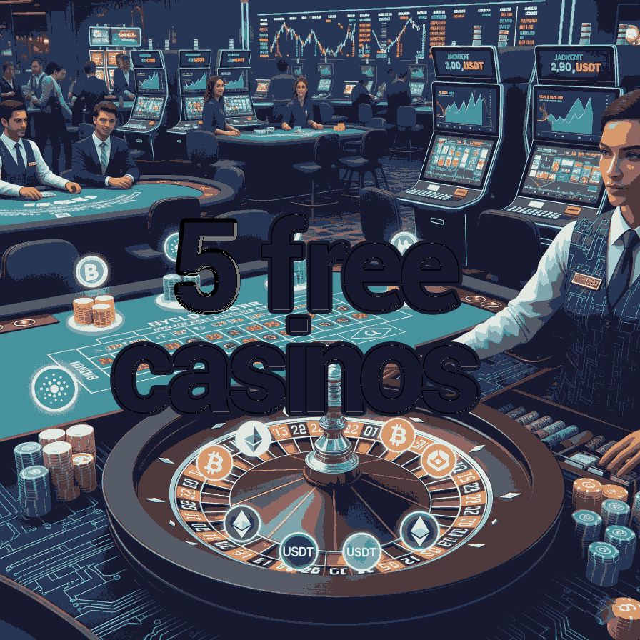 5 Free Casinos - Play with 5 Free Spins